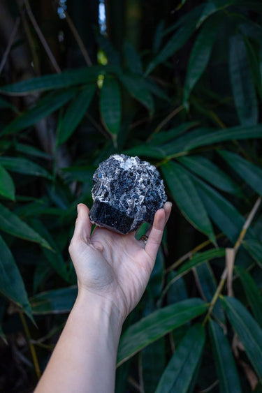 Black Tourmaline on Matrix